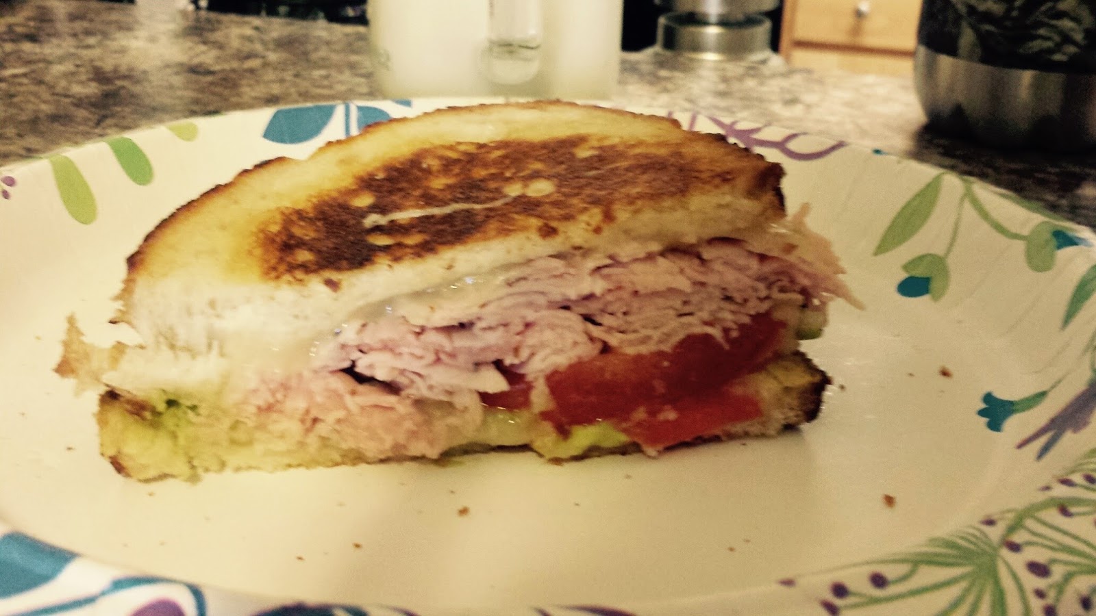 A Lot on Your Plate Turkey, Bacon & Avocado Panini