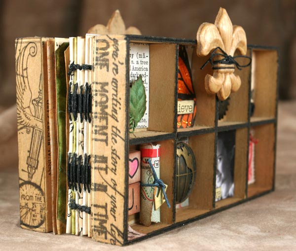 Kay's Keepsakes Wood Collage Box Mini Albums