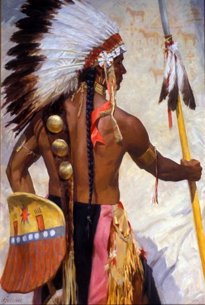 indios-americanos-pintados-con-oleo