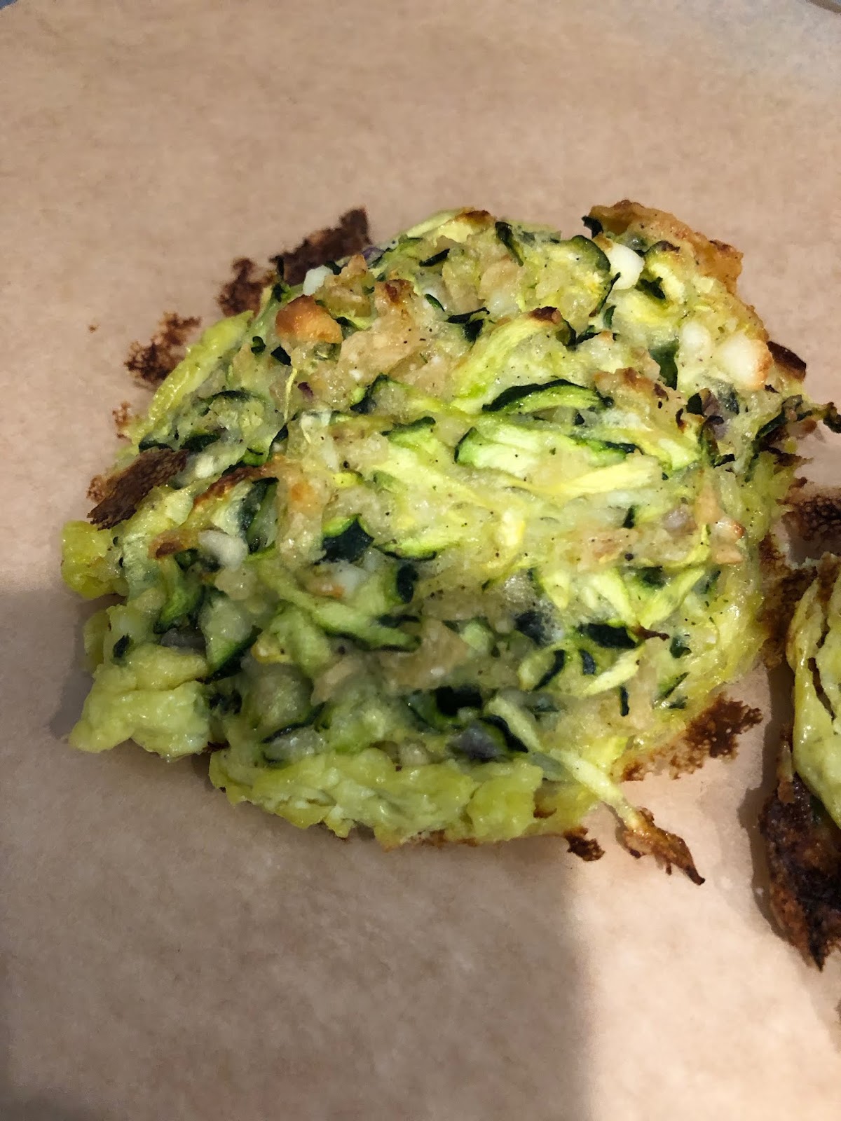 bobonne Oven Fried Zucchini & Feta Fritters with GarlicDill Dipping Sauce