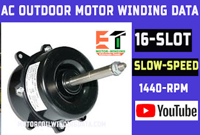 split ac motor rewinding 960 rpm slow speed 6 pole motor winding