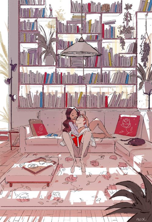 Pascal Campion deviantart arte ilustrações singelas românticas cotidiano romance amor