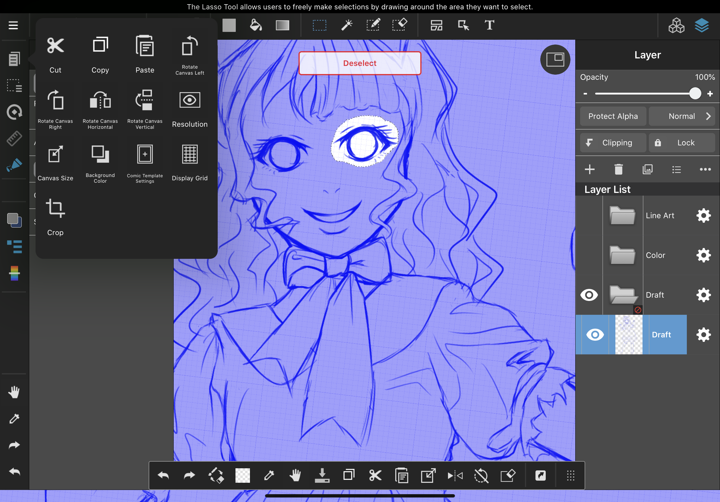 How to copy and paste on medibang paintg