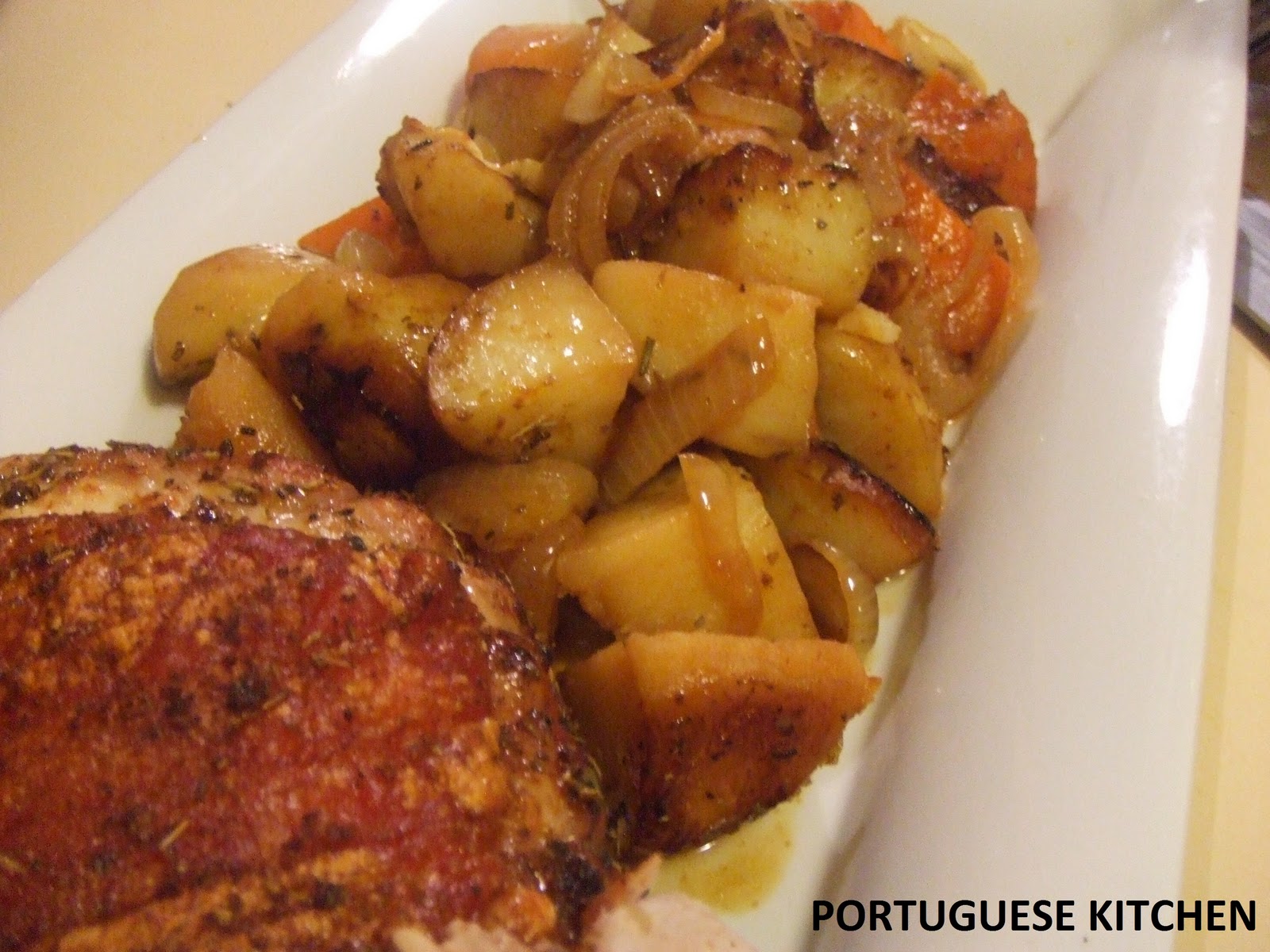 Portuguese Kitchen Roast Pork Porco Assado