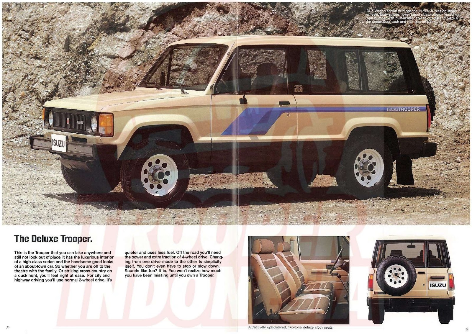 Komunitas Trooper Indonesia Brosur Isuzu Trooper versi