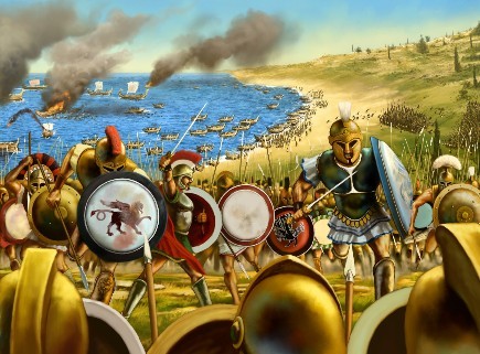 Batalhas online game Grepolis