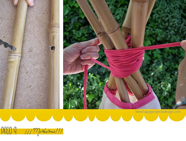 DIY tipi: montar