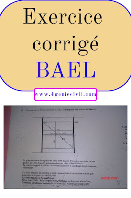 Exercice corrigé 2 en BAEL