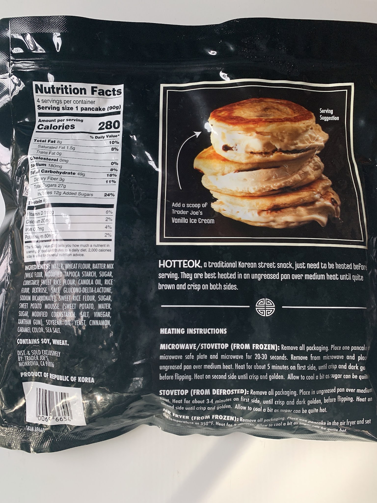 Trader Joe's Sweet Cinnamon Filled Korean Pancakes (Hotteok)