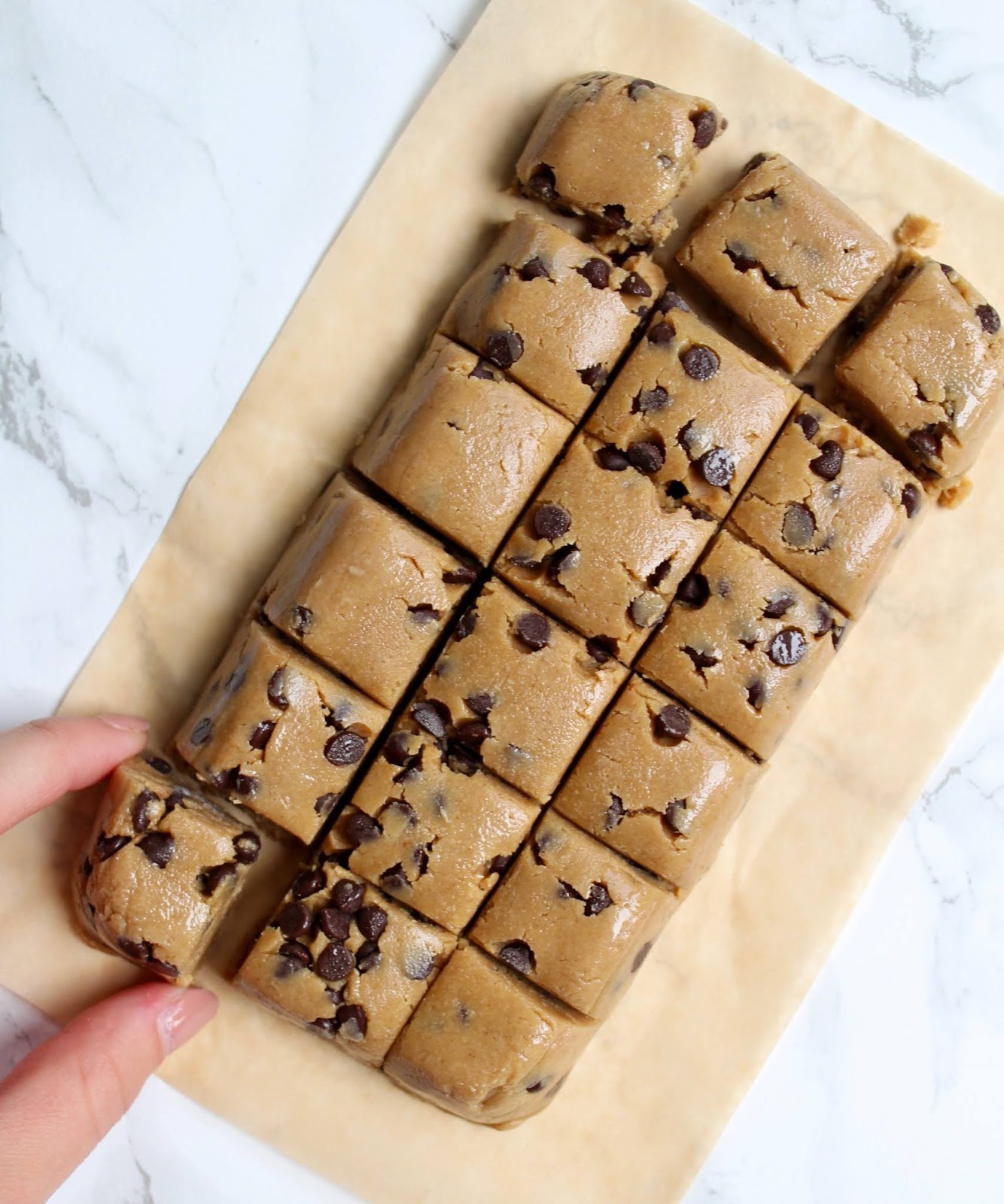THREE INGREDIENT PEANUT BUTTER COOKIE DOUGH BREAKAPART FUDGE Foodie