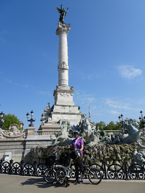 French Village Diaries overnight in Bordeaux Monument aux Girondins