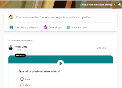Activar nuevo Yammer parte 3