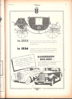 Sanderson & Holmes Limited advert Autocar 07 May 1954