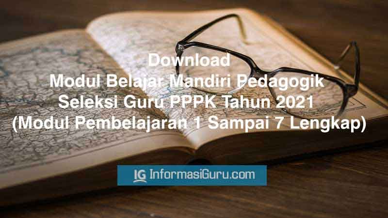 Modul Belajar Mandiri Seleksi Guru Pppk Tahun 2021 I Pdf Informasiguru Com