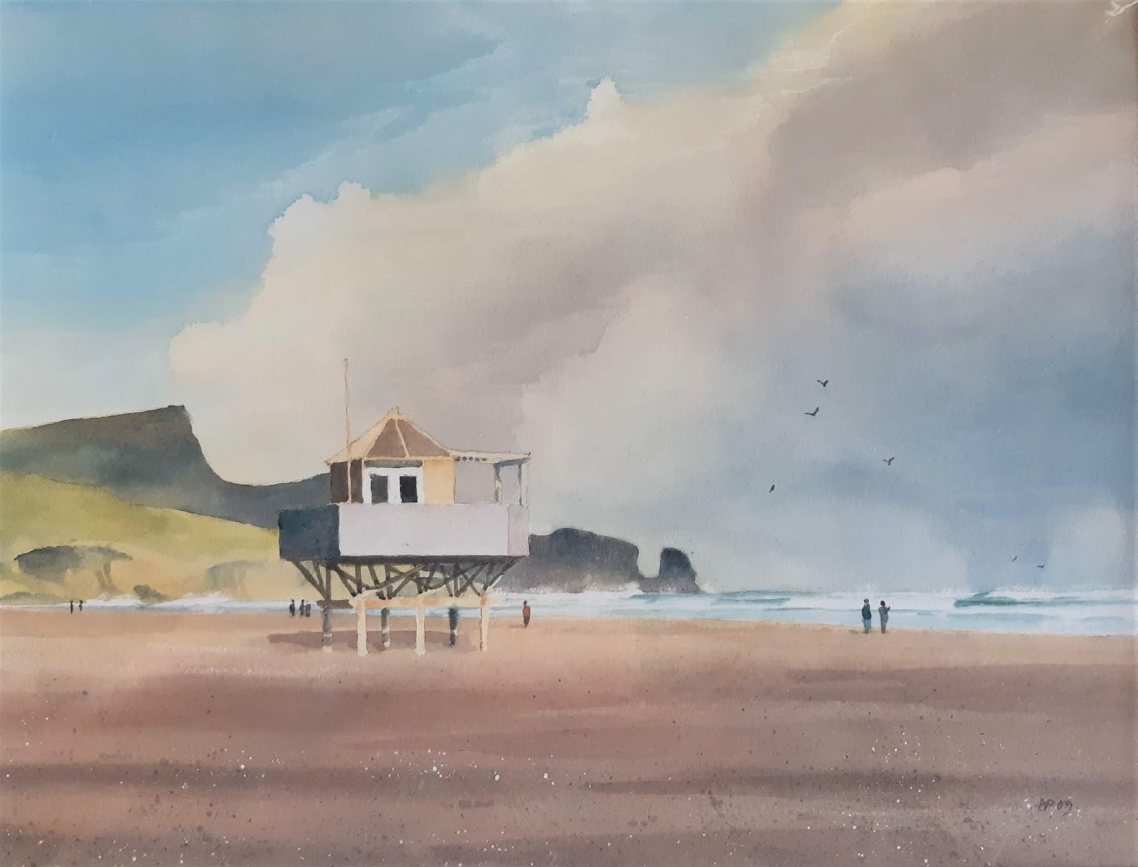 Watercolours by David Percival Watercolours for Sale