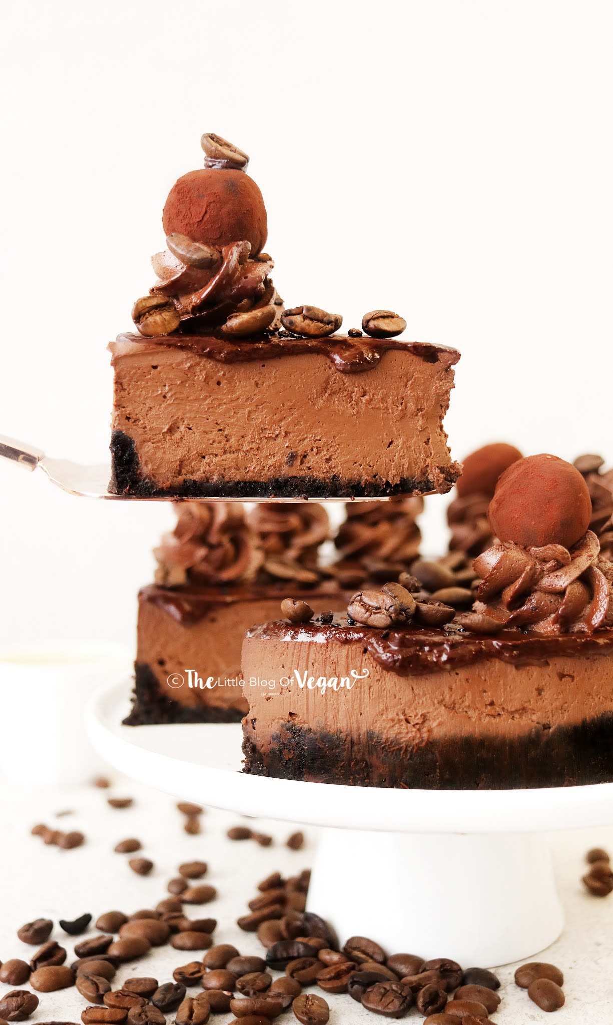 No-Bake Coffee Cheesecake