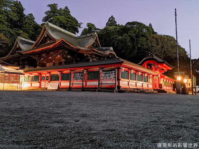 【福岡】筑後国一の宮高良大社|海拔312公尺看夜景