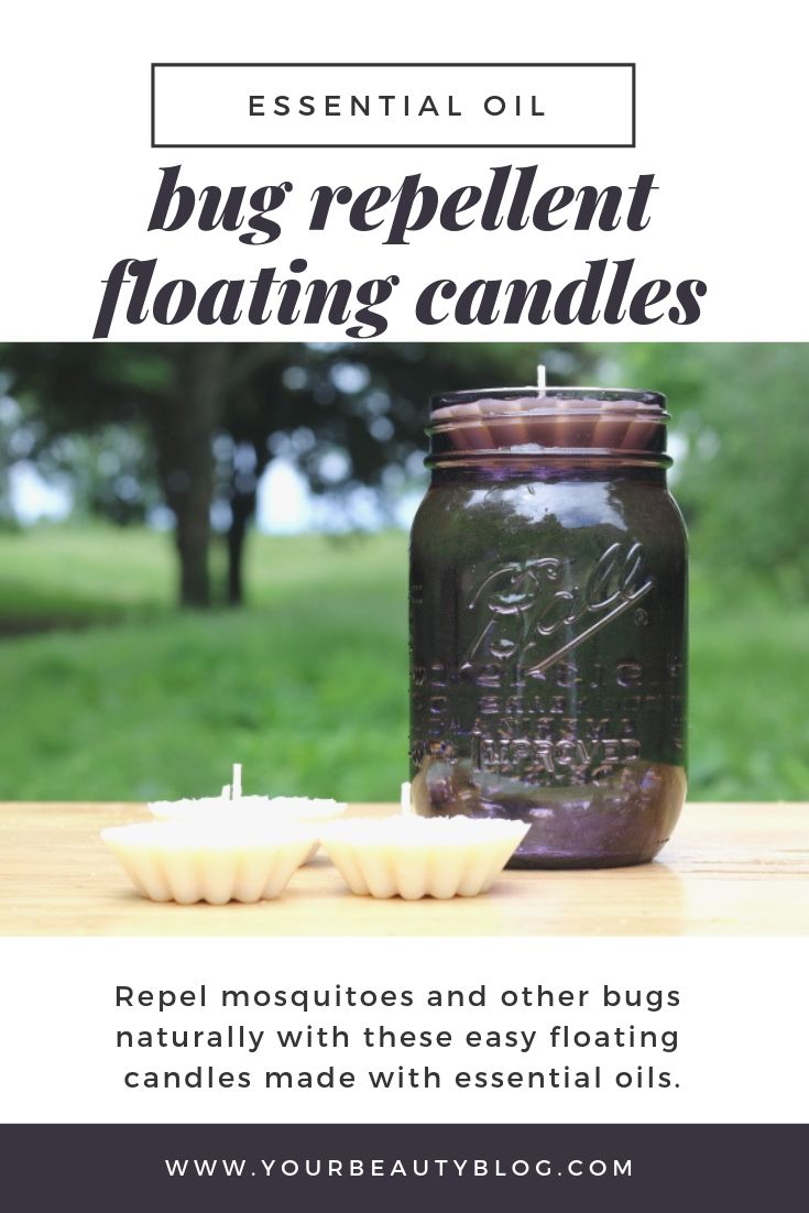 DIY Bug Repellent Floating Candles With Essential Oils Everything Pretty