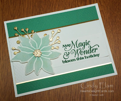 Heart's Delight Cards, Poinsettia Petals, Poinsettia Dies, 2020 Aug-Dec Mini, Stampin' Up!, 12 Days of Christmas in July