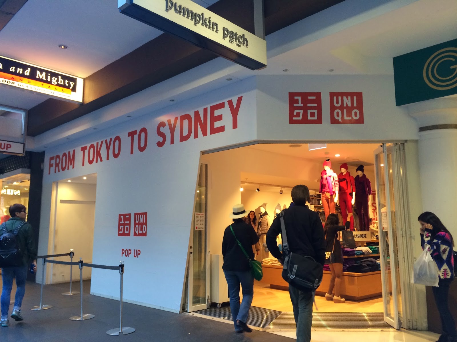The Gourmet Couture UNIQLO PopUp store in Sydney