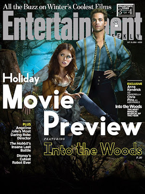 Into the Woods Entertainment Weekly Cover Anna Kendrick Chris Pine