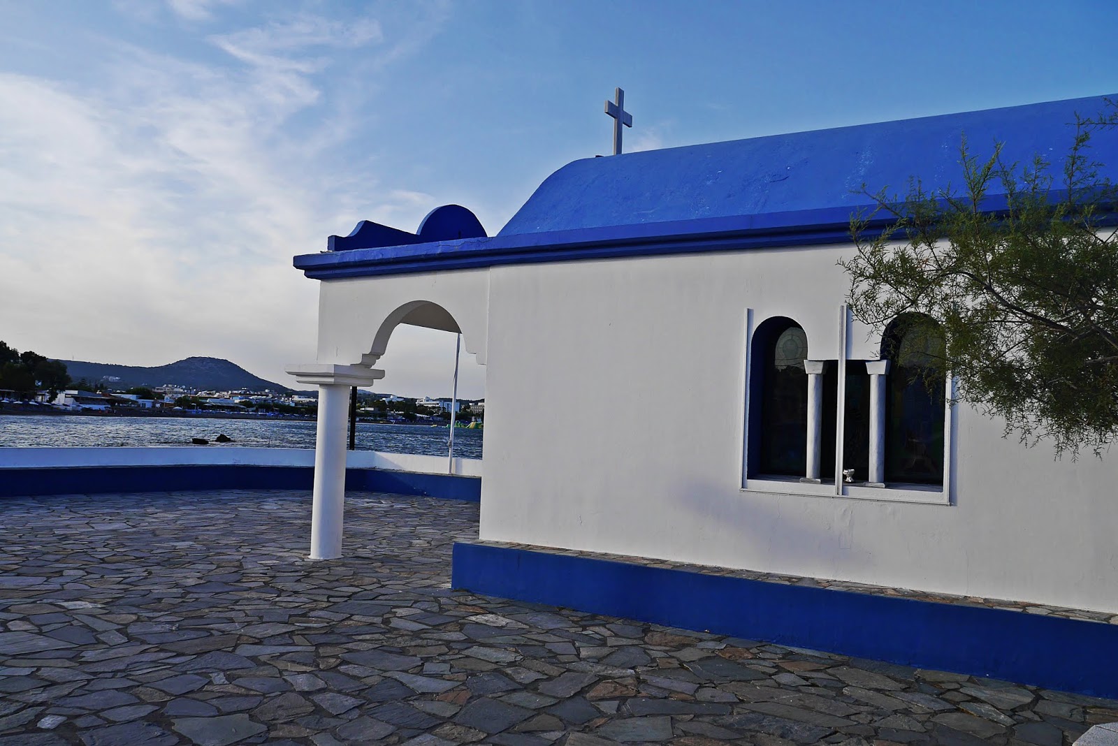 port świętego apostoła kościół prawosławny faliraki karyn blog modowy blogerka modowa podróż poślubna