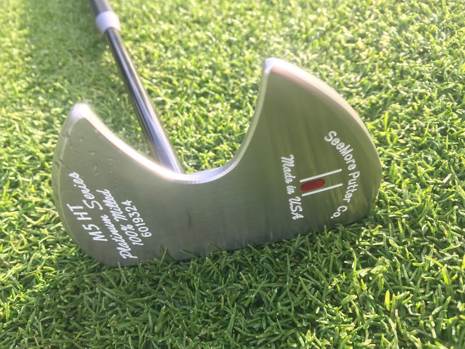 Golf Product Review SeeMore Platinum M5 HT Mallet Putter Review