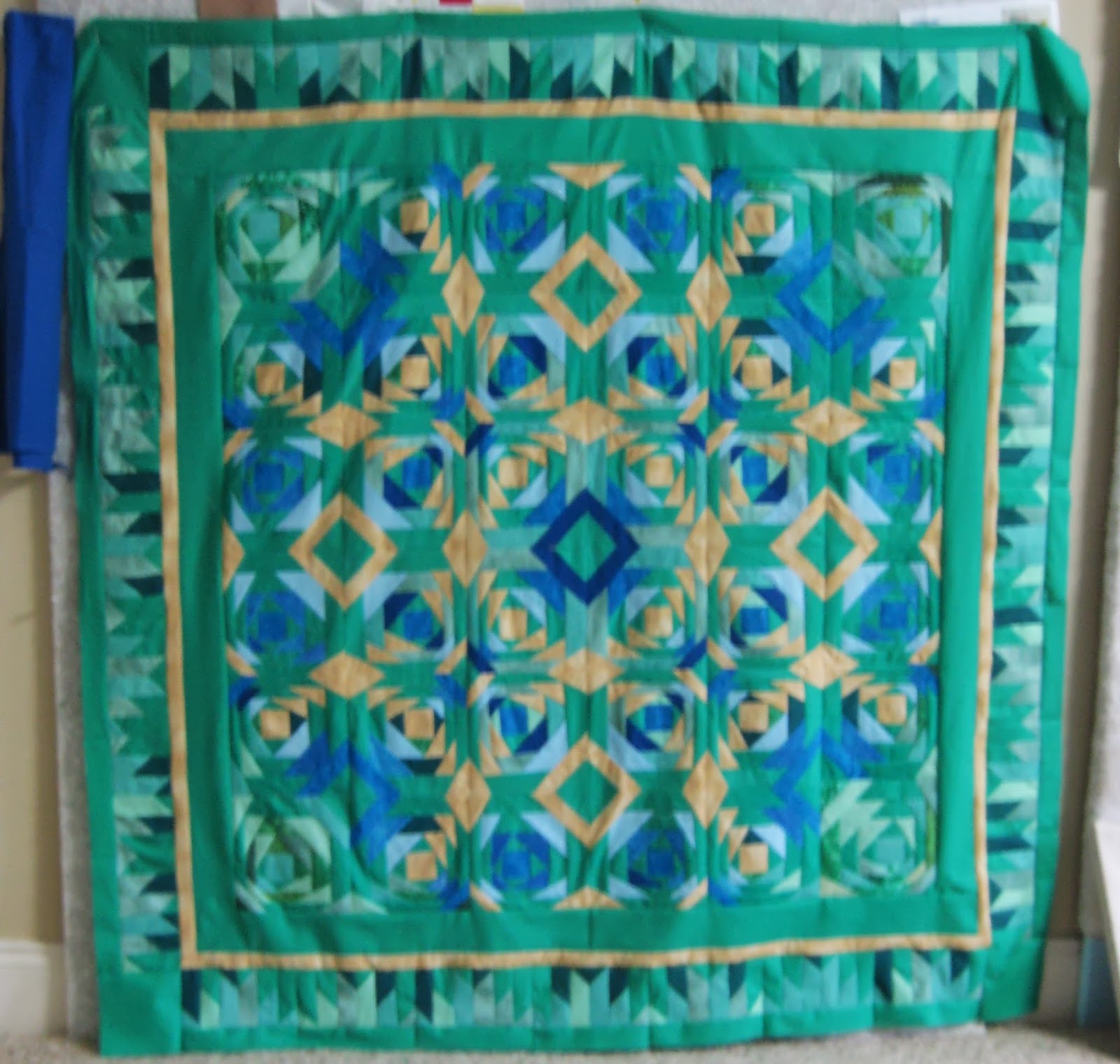 Mary Manson Quilts Paper Piecing WIP Great Balls of Fire!