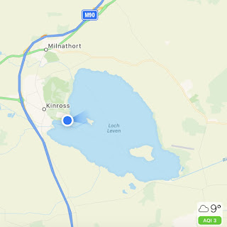 Map showing location of Skulferatu #33 in Kirkgate Cemetery by Loch Leven, Kinross