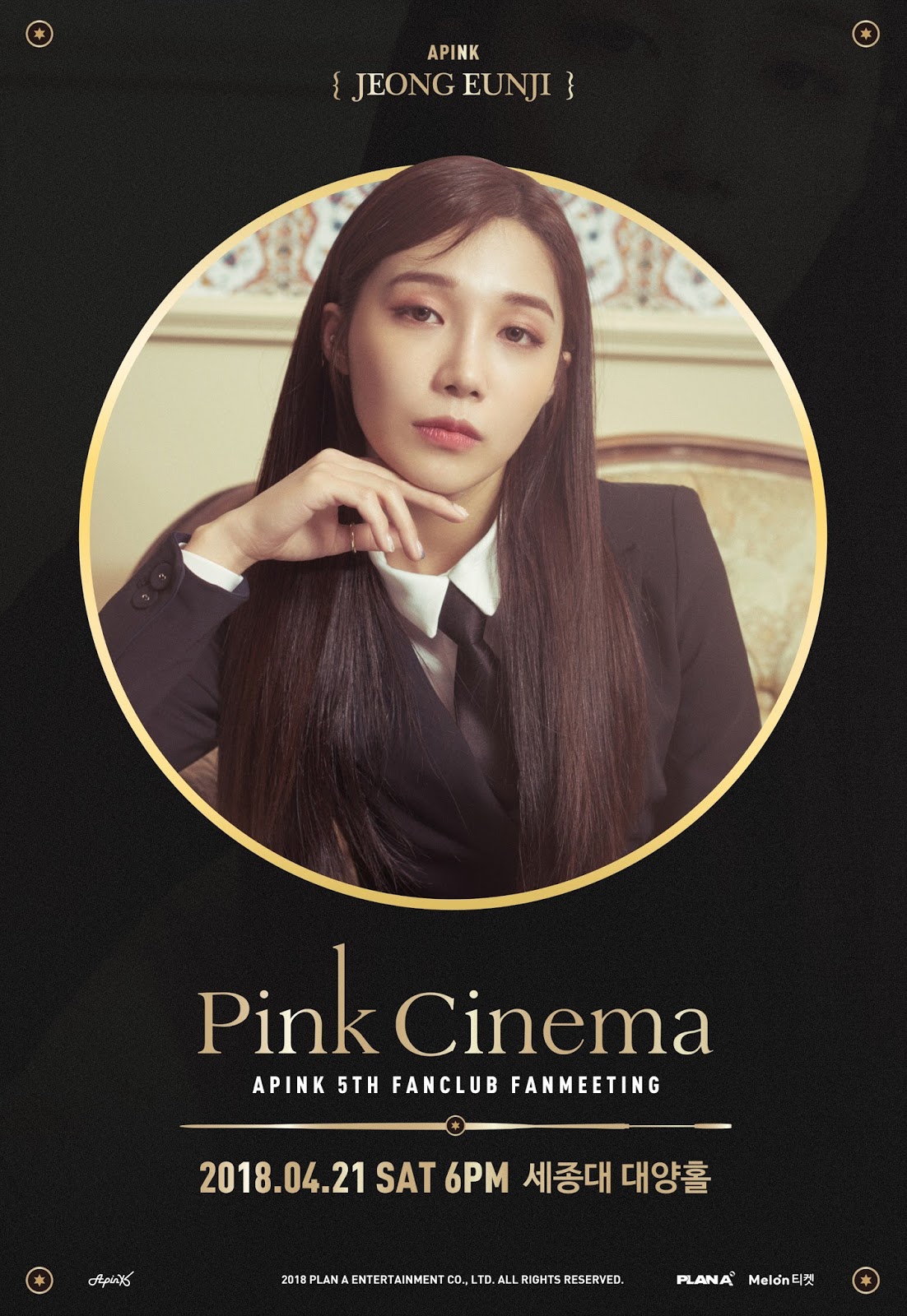 에이핑크 팬미팅 Pink Cinema 개인 포스터