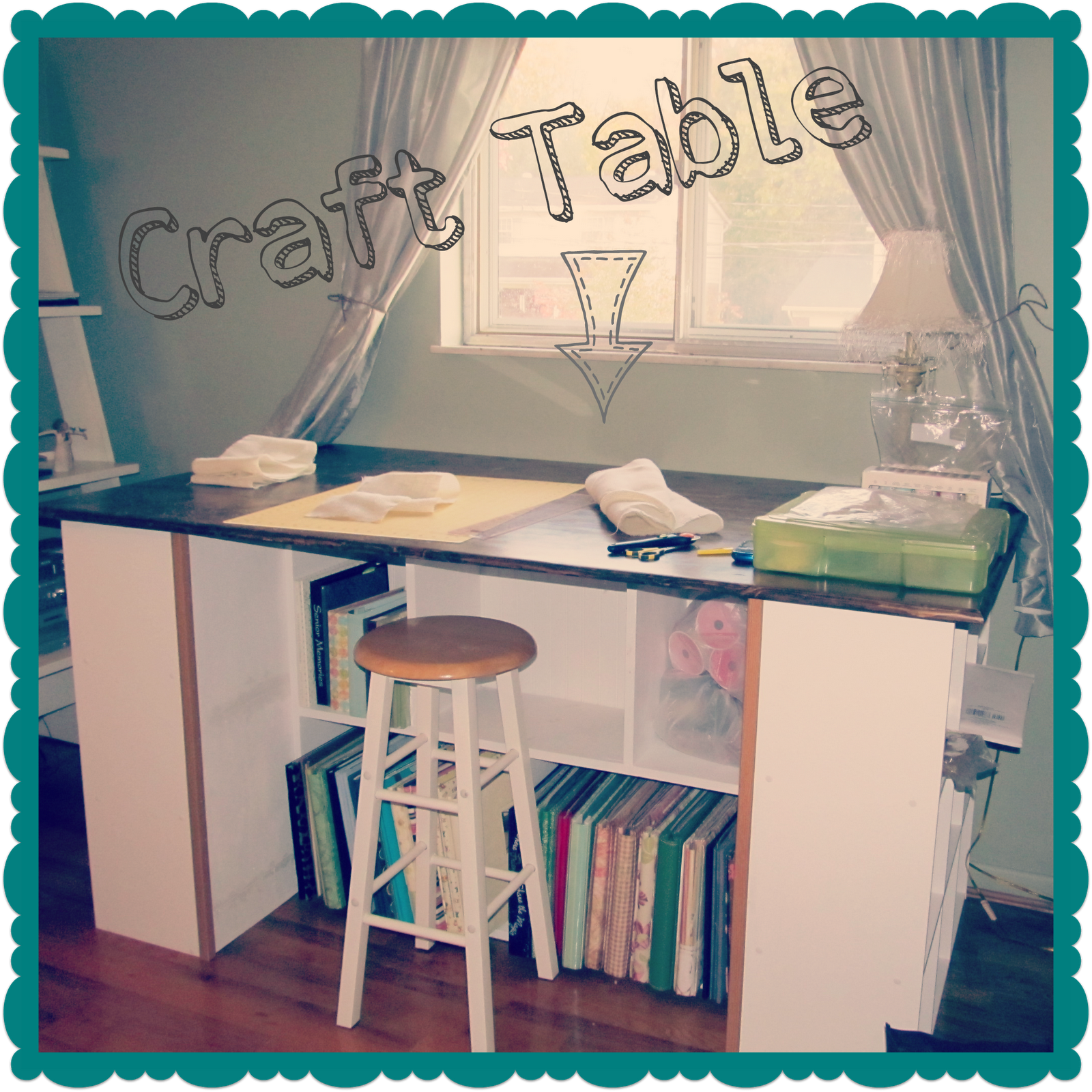 Nestful of love My new craft table!!!