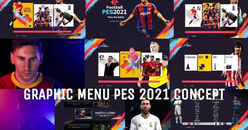 Pes 2013 Graphic Menu Pes 2021 Concept Kazemario Evolution