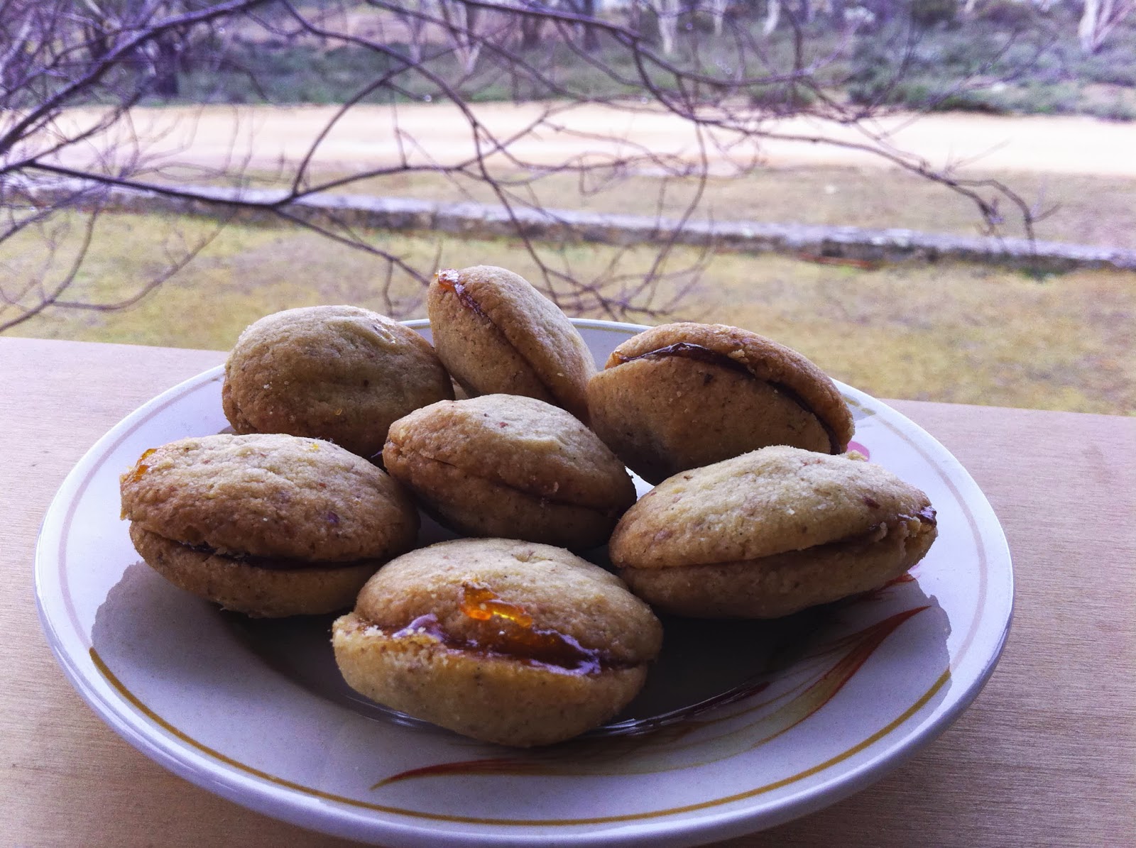 twigs & twine rainy day almond and jam kisses