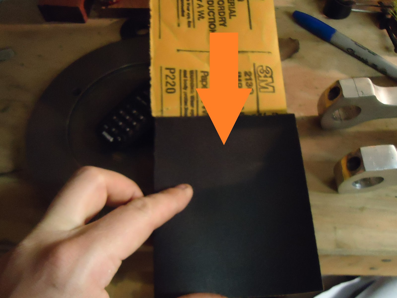 Tear it up, fix it, repeat Uncle Lummie's Quarter Sheet of Sandpaper