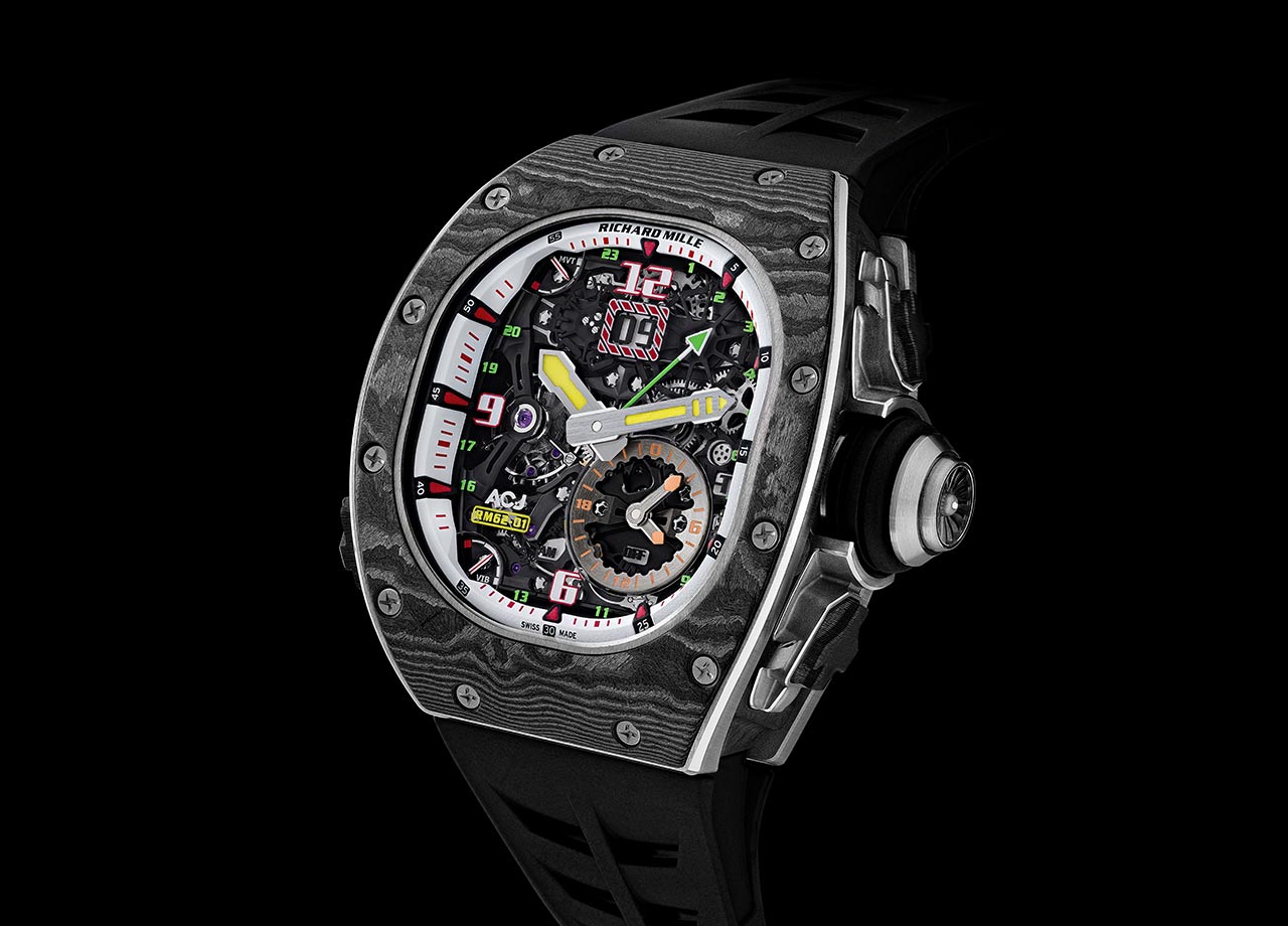 Richard Mille RM 6201 Tourbillon Vibrating Alarm ACJ Time and