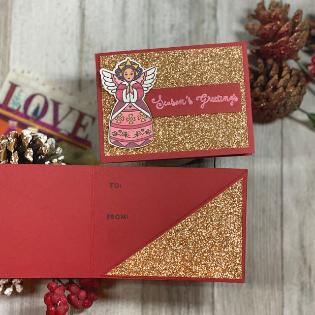 Angel Gift Card Holders with Hero Arts Christmas Folks Pocono Pam's Place