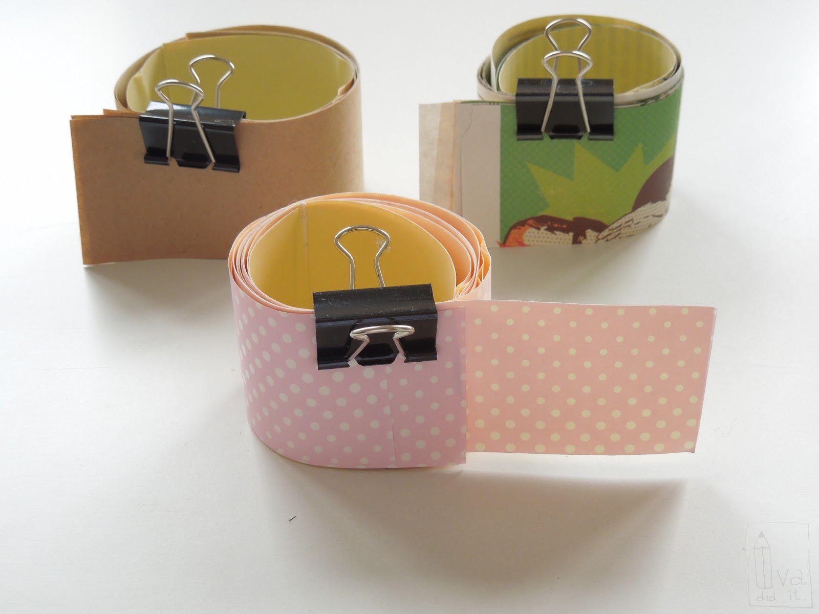 Iva did it. DIY paper tape/ washi tape