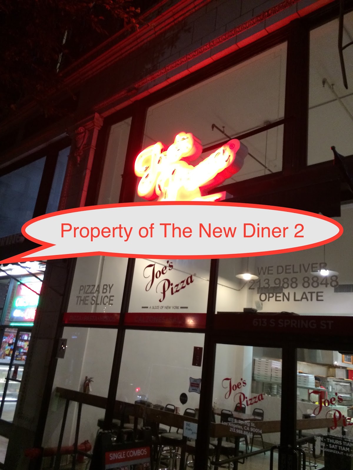 The New Diner 2 Joe’s Pizza