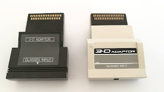 Left: Master System 3D Adaptor. Right: Mark III 3D Adaptor