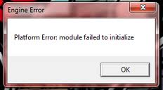 6. Securom failed to initialize. Module failed to initialize. Module failed to initialize. Fatal error failed to initialize authentication interface exiting cs 1.