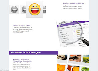 promo interfaţă Yahoo! Mail