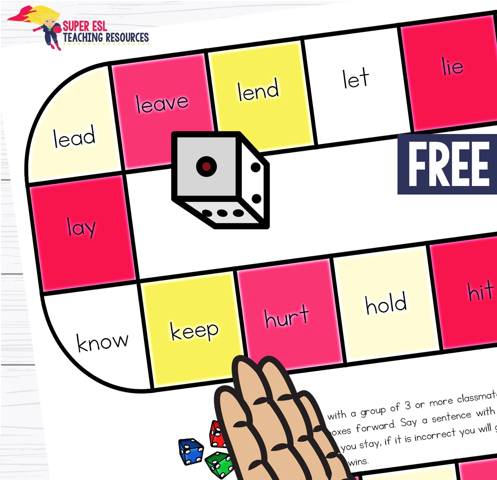 super-easy-no-prep-irregular-verbs-board-game-for-esl-students