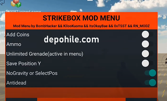 StrikeBox Sandbox & Shooter v1.3.6 Mod Menu Para Hileli Apk