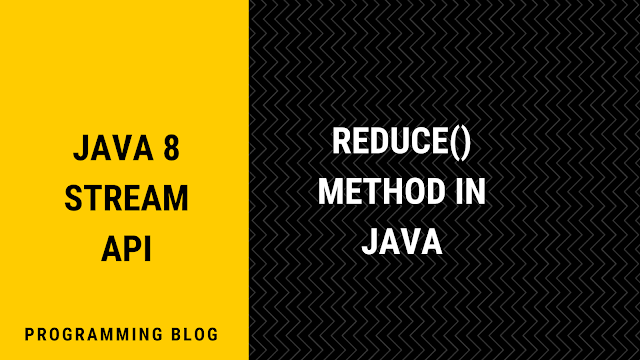Java 8 Reduce() Method with examples | Stream API