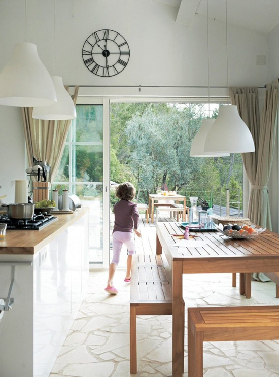 A renovated barn house for a family of four in the French countryside via IKEA Family Live. #country #home