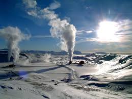 Geothermal energy is heat within the earth. The word geothermal comes from the Greek words geo (earth) and therme (heat). Geothermal energy is a renewable energy source because heat is continuously produced inside the earth. People use geothermal heat for bathing, to heat buildings, and to generate electricity.