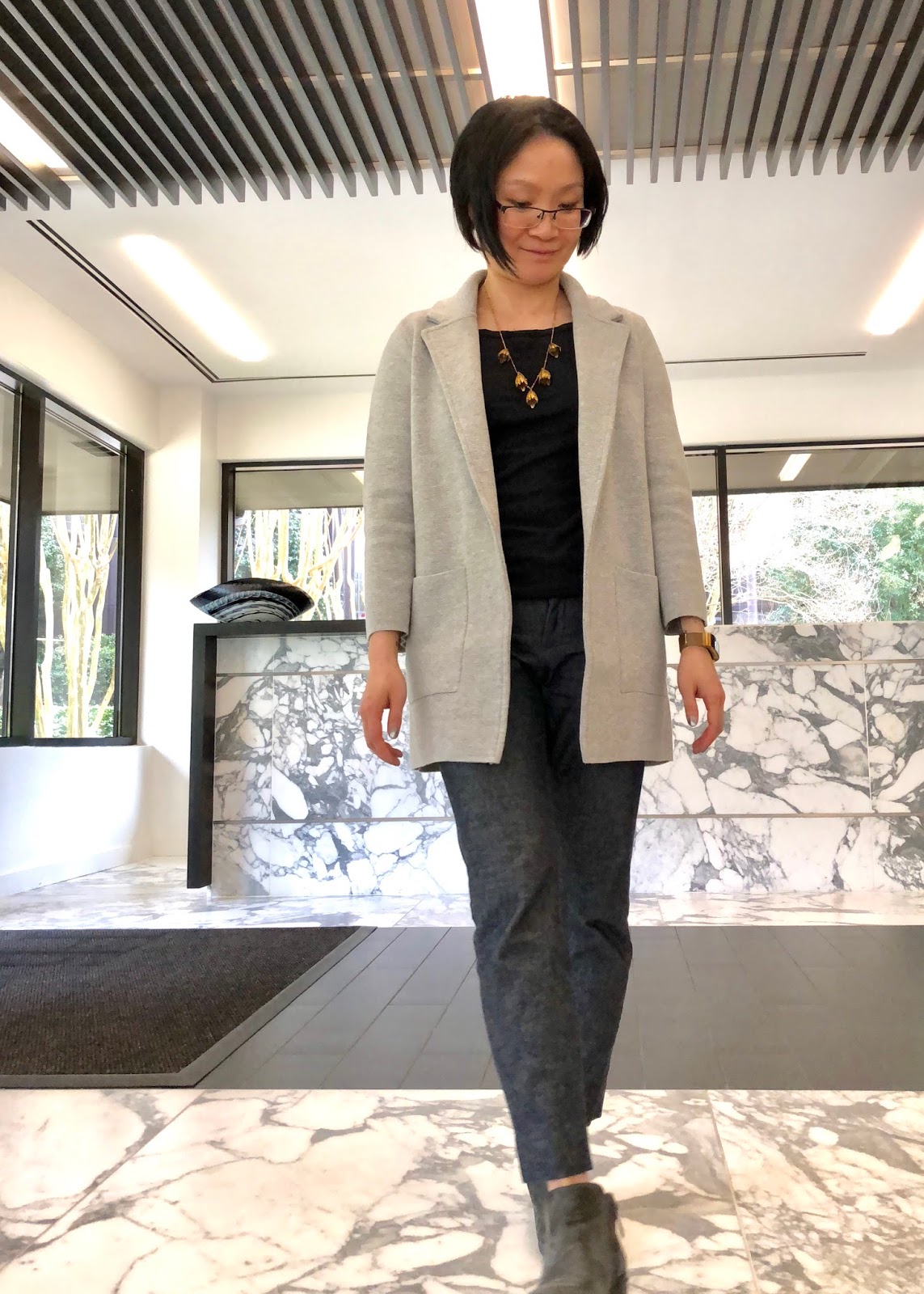 sweaters and blazers