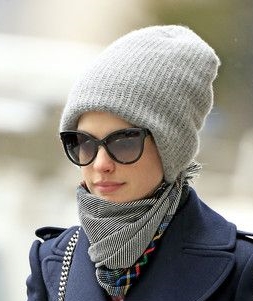 Óculos  de sol Anne Hathaway - Óculos tendencias primavera-verão 2016