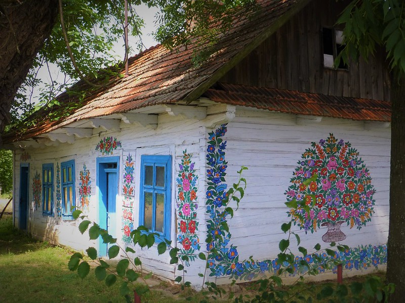 Zalipie Polish Painted Houses Village