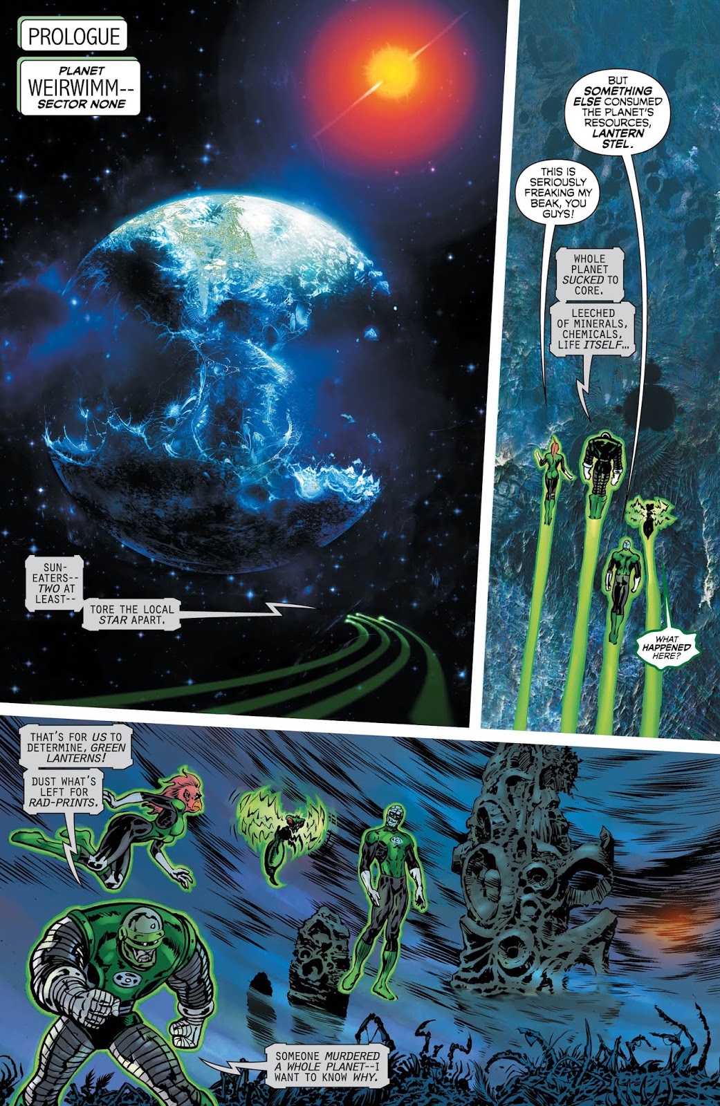 Weird Science DC Comics The Green Lantern 11 Review and **SPOILERS**